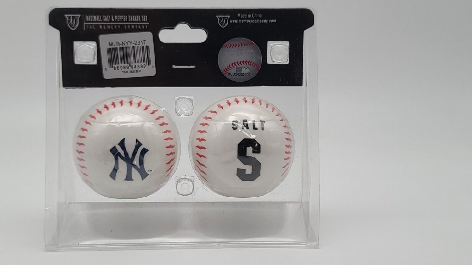 New York Yankees Baseball Salt and Pepper