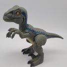 Mattel Jurassic World Dino Rivals Primal Pal Raptor Blue Action Sounds Works