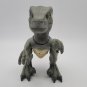 Mattel Jurassic World Dino Rivals Primal Pal Raptor Blue Action Sounds Works