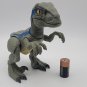 Mattel Jurassic World Dino Rivals Primal Pal Raptor Blue Action Sounds Works