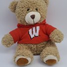 Wisconsin Badgers NCAA Teddy Bear in Team Logo Shirt NCAA FOCO Plush 10"
