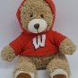 Wisconsin Badgers NCAA Teddy Bear in Team Logo Shirt NCAA FOCO Plush 10"