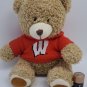 Wisconsin Badgers NCAA Teddy Bear in Team Logo Shirt NCAA FOCO Plush 10"