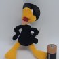 RARE Mattel Warner Bros Daffy Duck w/ Hat 4" Plush Stuffed Animal