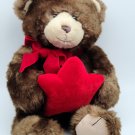 Gund Make-A-Wish Zales Plush Cream Teddy Bear Holding Red Gift Box - CLEAN