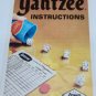 Vintage 1978 E.S. Lowe Milton Bradley Yahtzee Family Board Game 5 dice & shaker