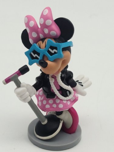 Disney Store POPSTAR MINNIE MOUSE Cake TOPPER Toy