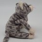 Ty Beanie Baby "Silver" Cat Plush Stuffed Toy 6" Gray Spotted RARE