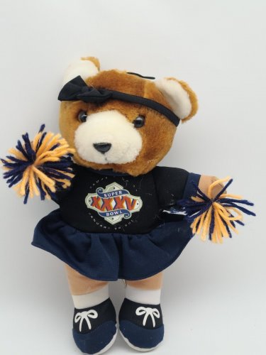 Baltimore Ravens Teddy Bear Plush Superbowl XXXV 2001 Football NFL Good Stuff