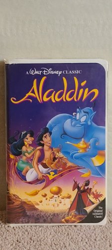 ***ULTRA RARE BLACK DIAMOND Aladdin (VHS, 1993)