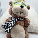 Fox Sports Digger Plush 14” 2009 Gopher Beaver Stuffed Animal Toy