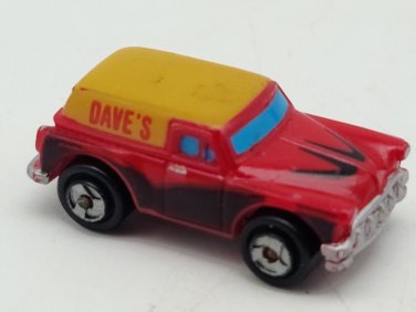 Small Micro Machine 1953 Chevy Delivery Sedan marked Dave's (Very Good)