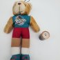 Vintage Detroit Pistons Teddy Bear 1996 Throwback