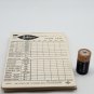 1967 Vintage Yahtzee Score Pads - AS-PICTURED
