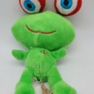 Dan Dee Green Monster Christmas Plush New Stuffed Toy 9" 2014 Big Red Eyes