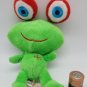 Dan Dee Green Monster Christmas Plush New Stuffed Toy 9" 2014 Big Red Eyes