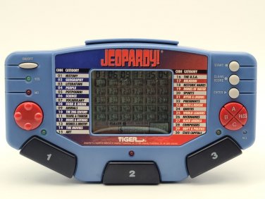 Tiger Electronics Jeopardy! Handheld Game with Cartridge Tested Works