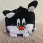 Wish Factory Hawaii Cubes Looney Toons Sylvester The Cat Black White Plush