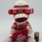 Gemmy Monkey Singing Sock Monkey Sock It To Me Valentines *WORKING*