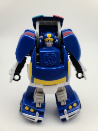 Transformers Chase Police Car Rescue Bots 4" Blue & White