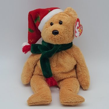 TY Beanie Baby - 2003 HOLIDAY TEDDY (9 inch) - MWMTs Stuffed Animal PLUSH