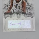 Rudy Gobert  2014-15 Panini Excalibur Quest Signatures Autograph #16 Utah Jazz