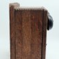 ANTIQUE OAK HAND CRANK WALL MOUNT TELEPHONE  *AS-PICTURED*