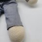 Urban Outfitters Plush Sock Monkey Blue Hair 15" Punks Not Dead Soft Play Toy