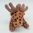 Vintage Imperial Toys Brown Moose Mini Plush Stuffed Animal CLEAN
