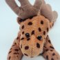 Vintage Imperial Toys Brown Moose Mini Plush Stuffed Animal CLEAN