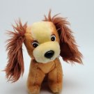 Walt Disney Plush Lady from Lady and the Tramp With Tags Toy 6.5" *CLEAN*
