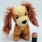Walt Disney Plush Lady from Lady and the Tramp With Tags Toy 6.5" *CLEAN*