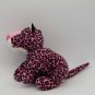 RARE Vintage Small-Sized Pink Leopard Plush Stuffed Animal - Russ  CLEAN