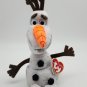 Disney Frozen Olaf Ty White Snowman Beanie Babies Collection (Size: 8" Tall)