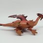 Vintage SDE 9" Winged Red Dragon Mythical Fantasy Animal Creature PVC Figure