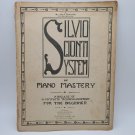 VERY RARE Antique Silvio Conti System for Piano Mastery Sheet Music