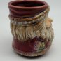 Santa Mug - Reddish Brown - Big Beard Santa, Blushing Cheeks, Green Cooking Mits