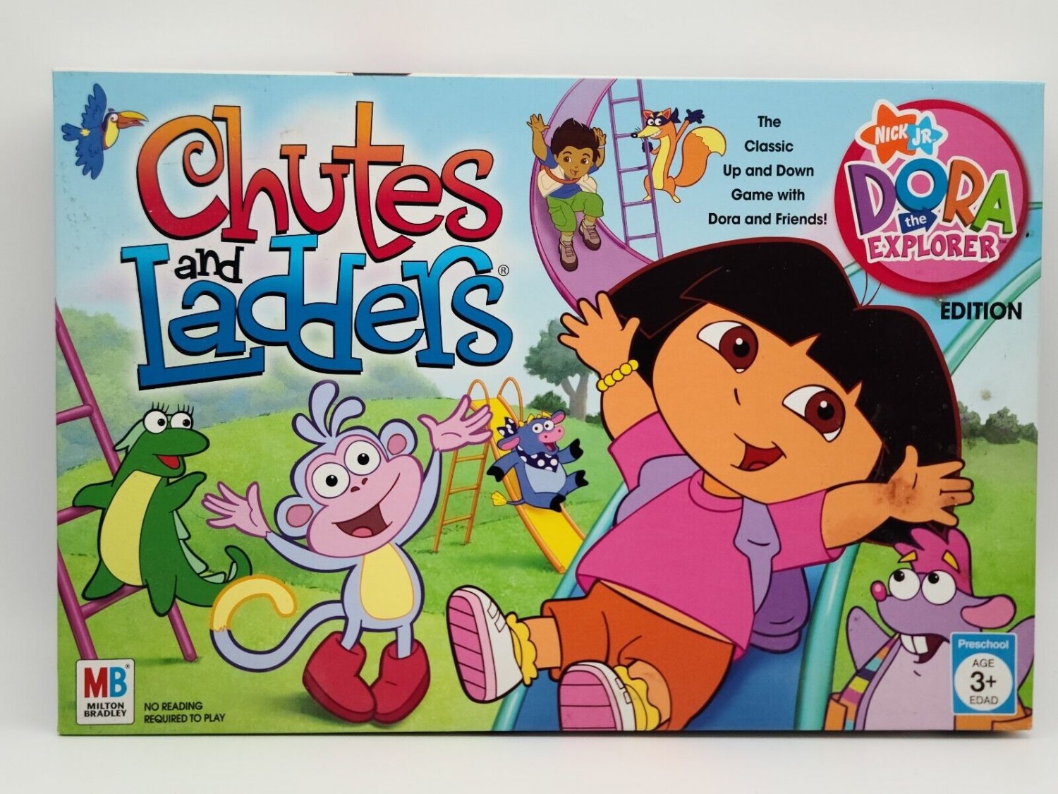 Dora the Explorer Chutes and Ladders Children's Board Game 2005 COMPLETE