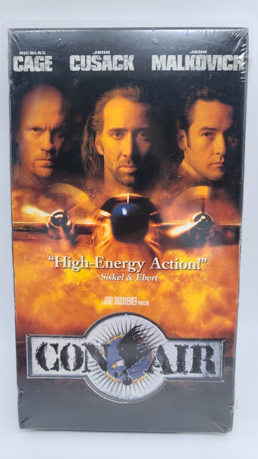 Con Air (VHS, 1997) Nicolas Cage Brand New Factory Sealed