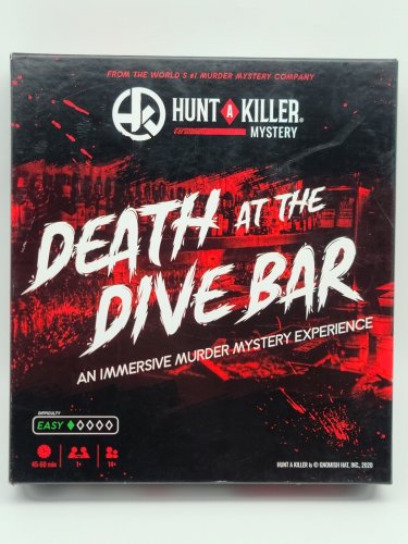 HUNT A KILLER Death at The Dive Bar All-In-One Murder Mystery Experience Game