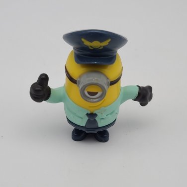 Mcdonalds Happy Meal Toy Pilot Minion Plane Figure Toy