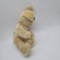 FAO Schwarz Tan Puppy DogJointed 12" Plush Stuffed Animal CLEAN