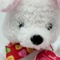 Hallmark Valentine's Day white Puppy Dog plush w/Tag sings & moves