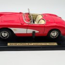 1:24 Die-Cast 1957 Chevrolet Corvette Stingray Red/White Model*AS-PICTURED*