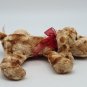 Dan Dee 10" Puppy Dog Plush Floppy Brown Red Heart Shaped Nose Plush *CLEAN*