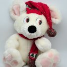 Vintage Commonweath Plush Christmas Mouse 1988 Large