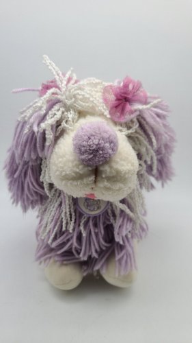 Fluppy Dogs 1986 Purple Stuffed Plush Doll Toy Figure Kenner VTG 80s Purple Dog