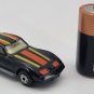 Vintage Matchbox Superfast Chevrolet Corvette No.62 Black Die Cast 1:58 EUC