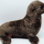 FAO Schwarz Brown Sea Lion Plush 19" Stuffed Animal | Metal Tag