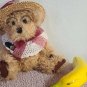 Brass Button Bear Rosie Pickford Collection Plush Stuffed Animal  *CLEAN*